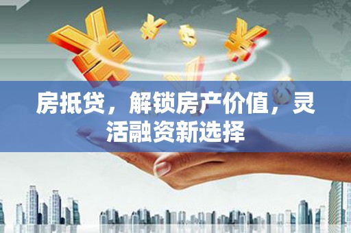 武山房抵贷，解锁房产价值，灵活融资新选择