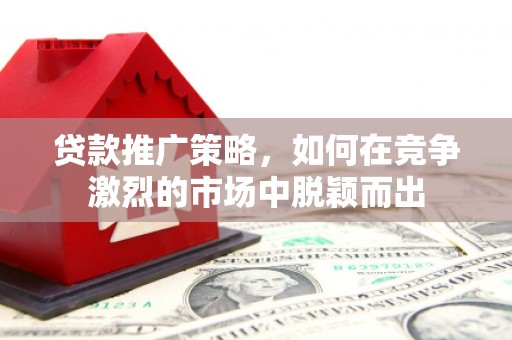 武山贷款推广策略，如何在竞争激烈的市场中脱颖而出