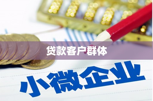 武山贷款客户群体