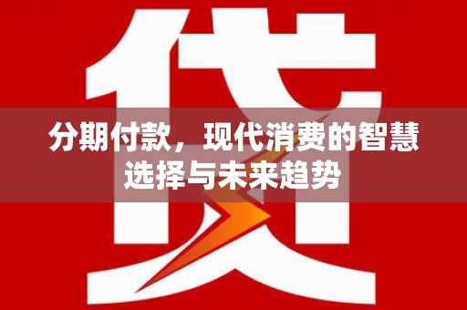 武山分期付款，现代消费的智慧选择与未来趋势
