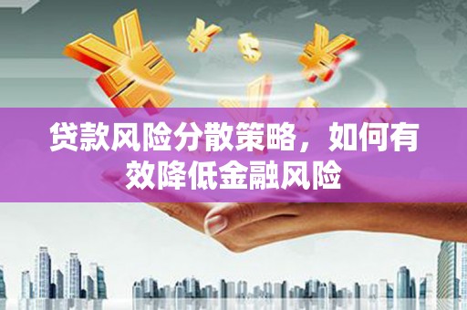 武山贷款风险分散策略，如何有效降低金融风险
