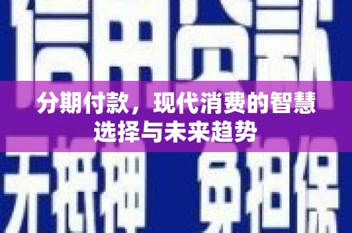 武山分期付款，现代消费的智慧选择与未来趋势