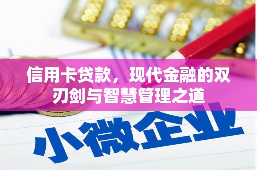 武山信用卡贷款，现代金融的双刃剑与智慧管理之道