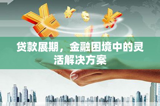 武山贷款展期，金融困境中的灵活解决方案