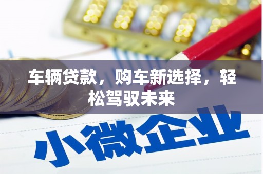武山车辆贷款，购车新选择，轻松驾驭未来