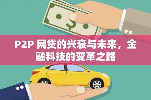 武山P2P 网贷的兴衰与未来，金融科技的变革之路