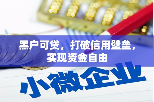 武山黑户可贷，打破信用壁垒，实现资金自由