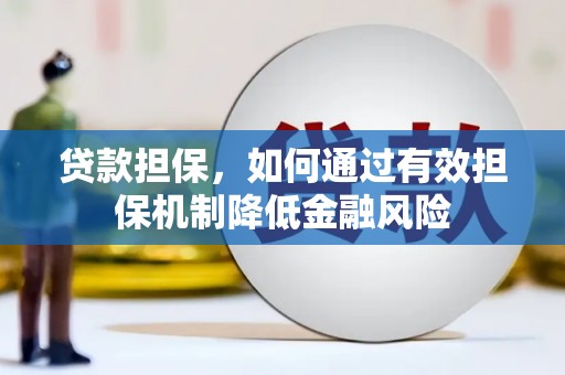 武山贷款担保，如何通过有效担保机制降低金融风险