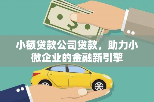 武山小额贷款公司贷款，助力小微企业的金融新引擎