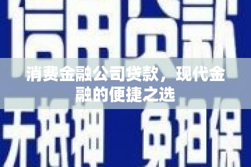 武山消费金融公司贷款，现代金融的便捷之选