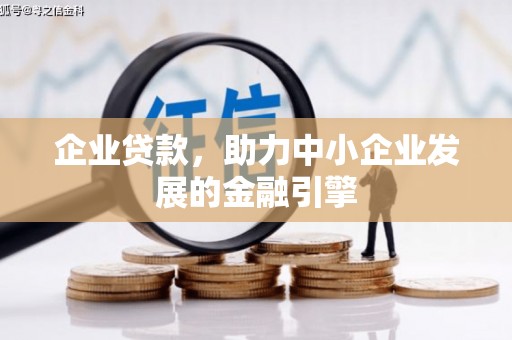 武山企业贷款，助力中小企业发展的金融引擎