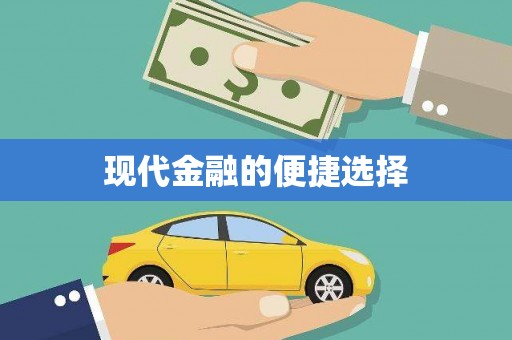 武山现代金融的便捷选择